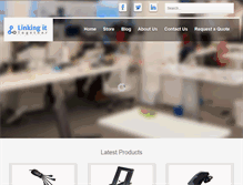 Tablet Screenshot of linkingittogether.com